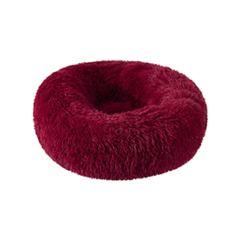Yıkanabilir kışlık uzun peluş kedi yatağı