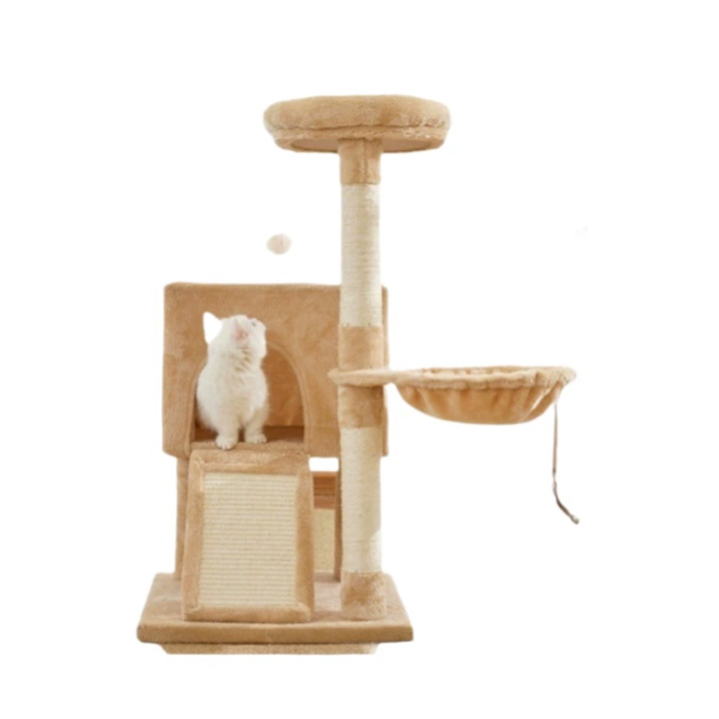 Çerçeve ev oynayan peluş kedi