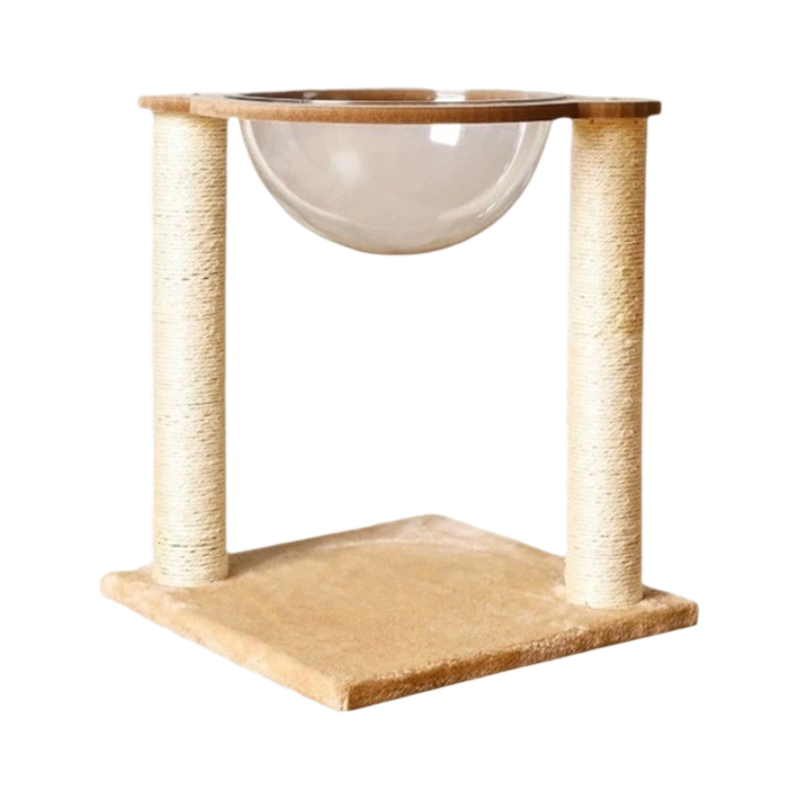 Ahşap kedi tırmalama platformu